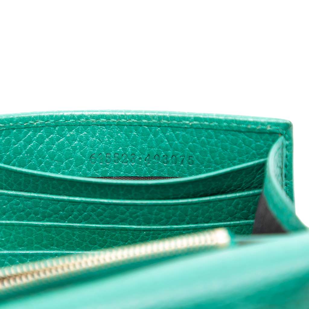 Gucci Interlocking G Dollar Calfskin Wallet on Chain - 5