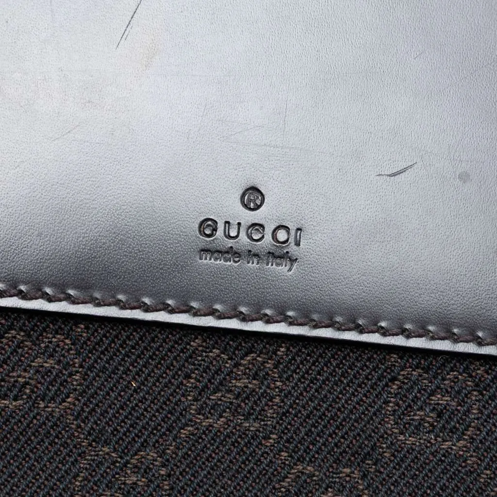 Gucci GG Denim Tote Brown Denim Good - Box View