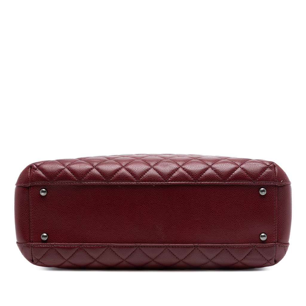 Chanel Large CC Quilted Caviar City Shopping Tote - 3