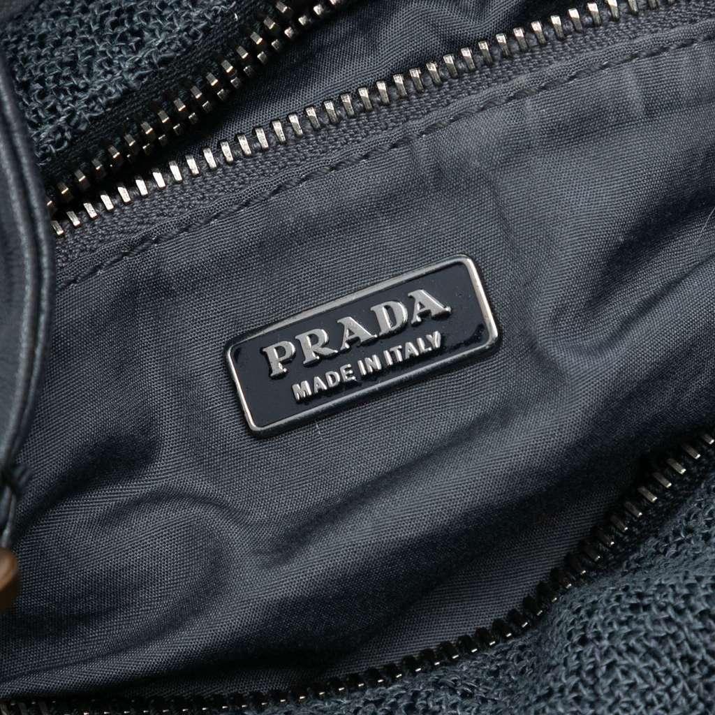 Prada Tweed Shoulder Bag - 5