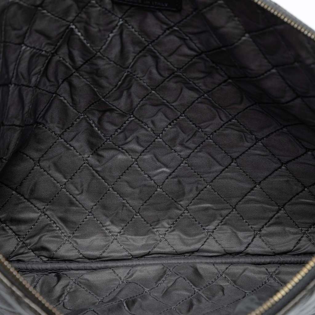 Chanel Large Crinkled Patent O Case Clutch - 4