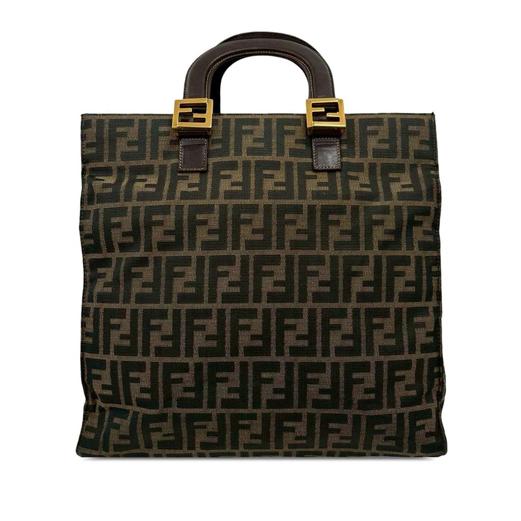 Fendi Zucca Canvas Twins Tote - 2