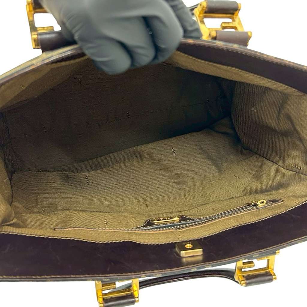 Fendi Zucca Canvas Twins Tote - 4
