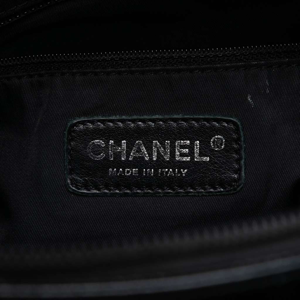 Chanel Large Quilted Shiny Calfskin Paris Biarritz Tote - 5