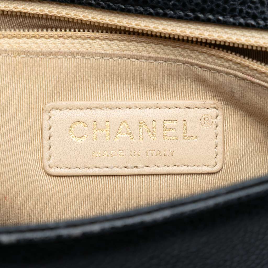 Chanel Small Quilted Caviar Carry Around Flap - 5
