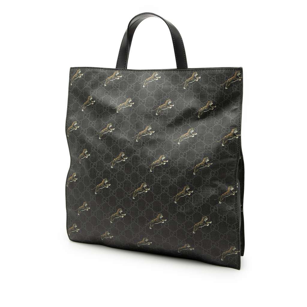 Gucci GG Supreme Tiger Convertible Soft Tote - 2