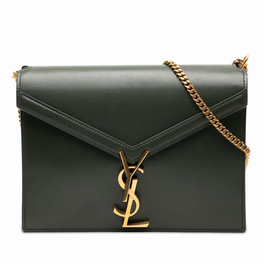 Saint Laurent Smooth Calfskin Monogram Cassandra Clasp Bag