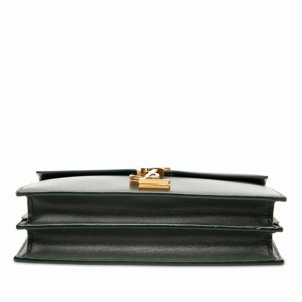 Saint Laurent Smooth Calfskin Monogram Cassandra Clasp Bag - 3