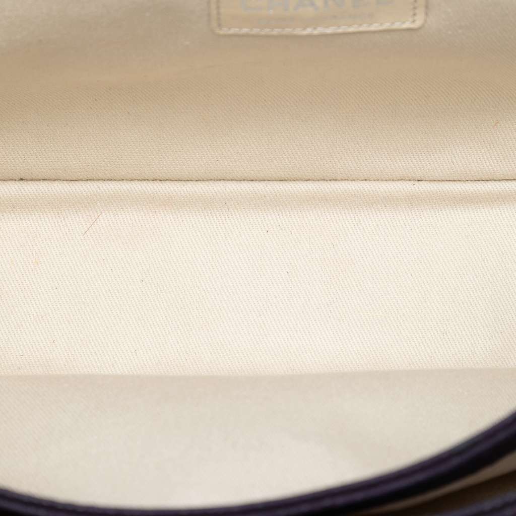 Chanel Matte Quilted Caviar Leather Lady Pearly Flap - 4