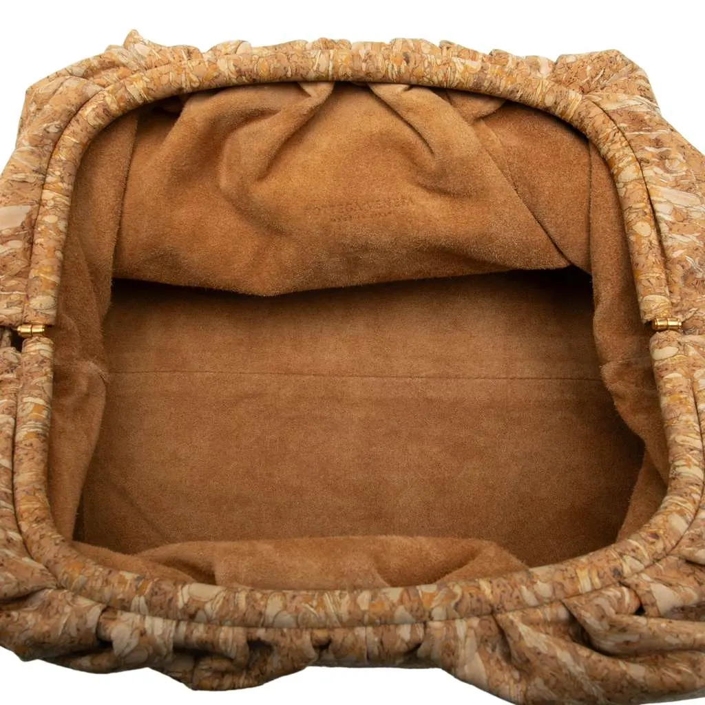Bottega Veneta Cork The Pouch Brown Polyester Very good - Model View