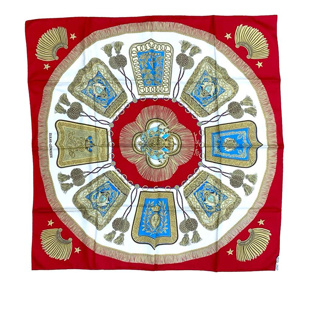 Hermès Poste et Cavalerie Silk Scarf 90 - 2
