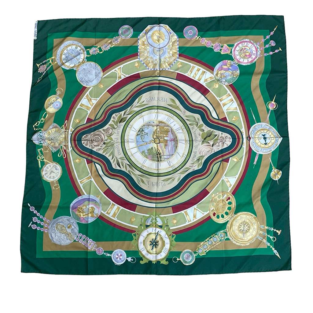 Hermès La Ronde des Heures Silk Scarf Carre 90 - 2
