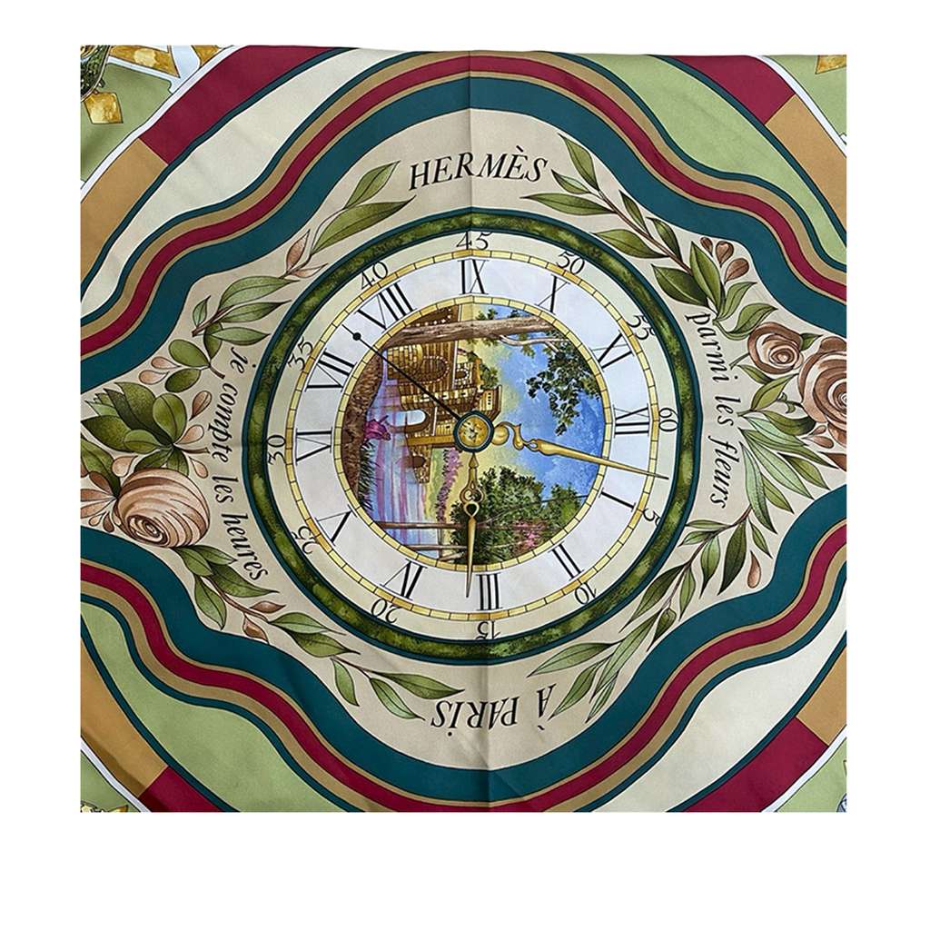 Hermès La Ronde des Heures Silk Scarf Carre 90 - 3