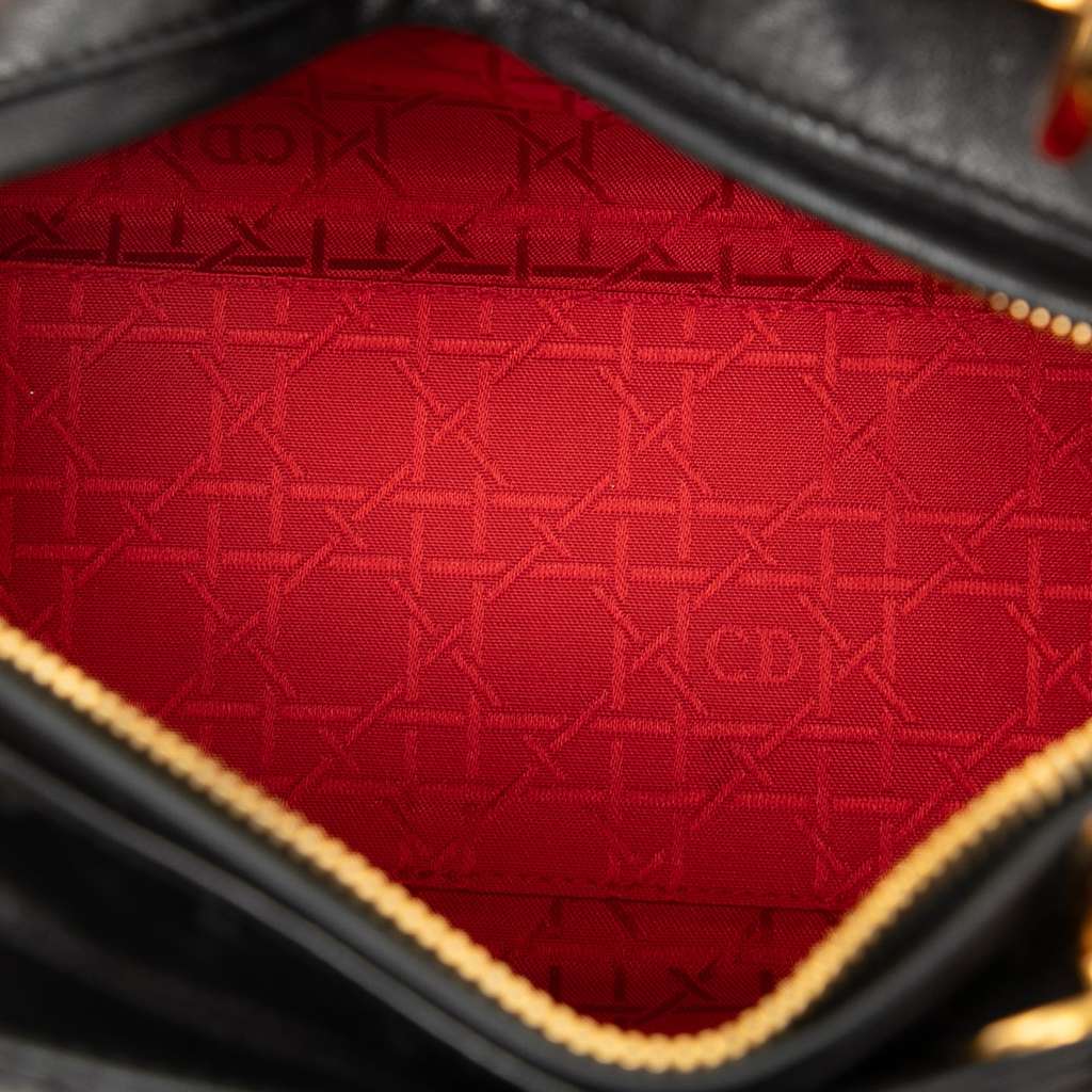 Dior Medium Lambskin Cannage Lady Dior - 4