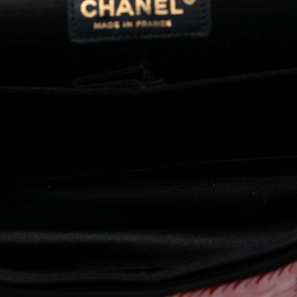 Chanel Paris-Shanghai Medium Satin and Sequins Double Flap - 4