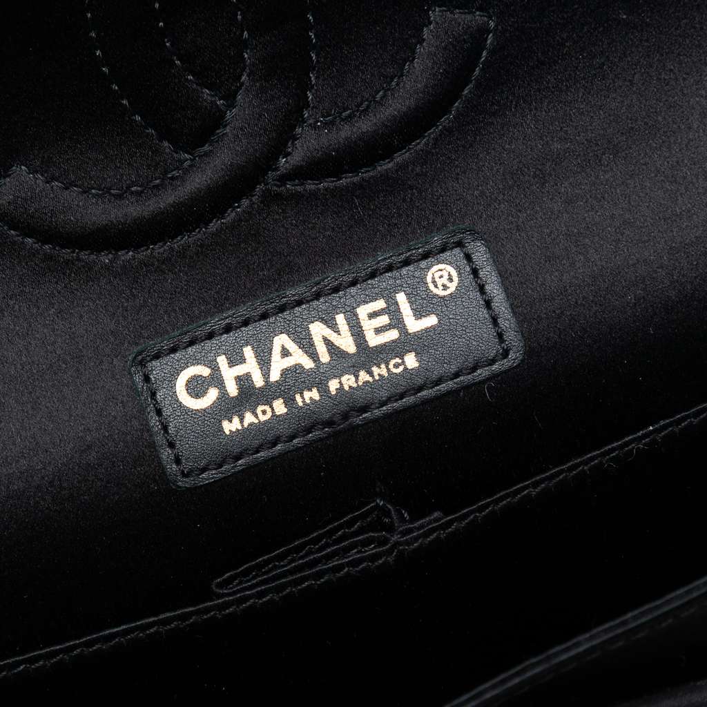 Chanel Paris-Shanghai Medium Satin and Sequins Double Flap - 5