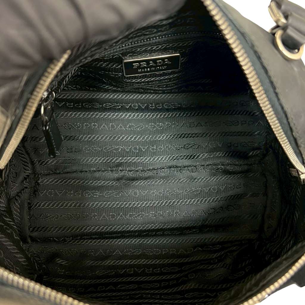 Prada Soft Calf Leather Top Handle Bag - 3