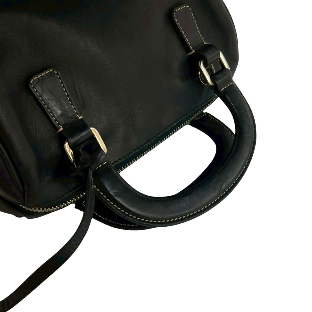 Prada Soft Calf Leather Top Handle Bag - 5