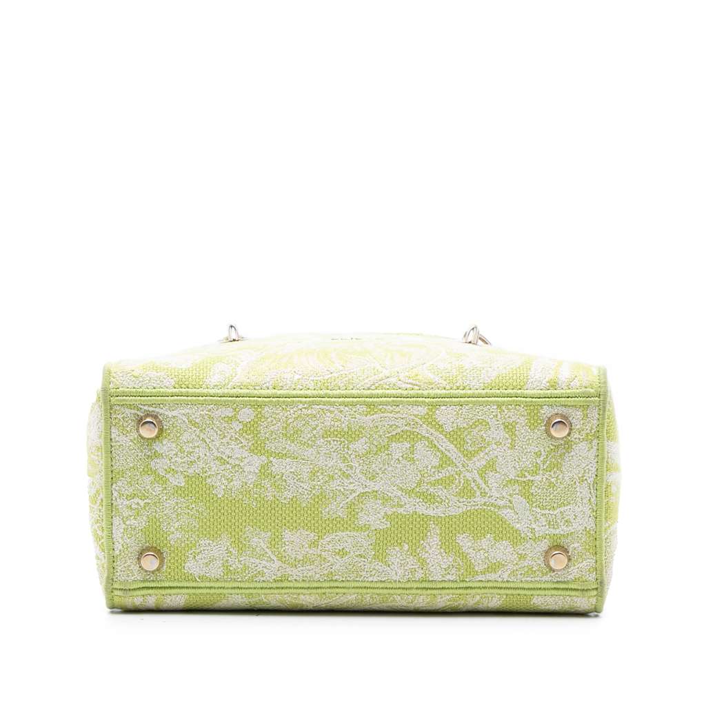 Dior Medium Embroidered Canvas Toile de Jouy Lady D Lite - 3