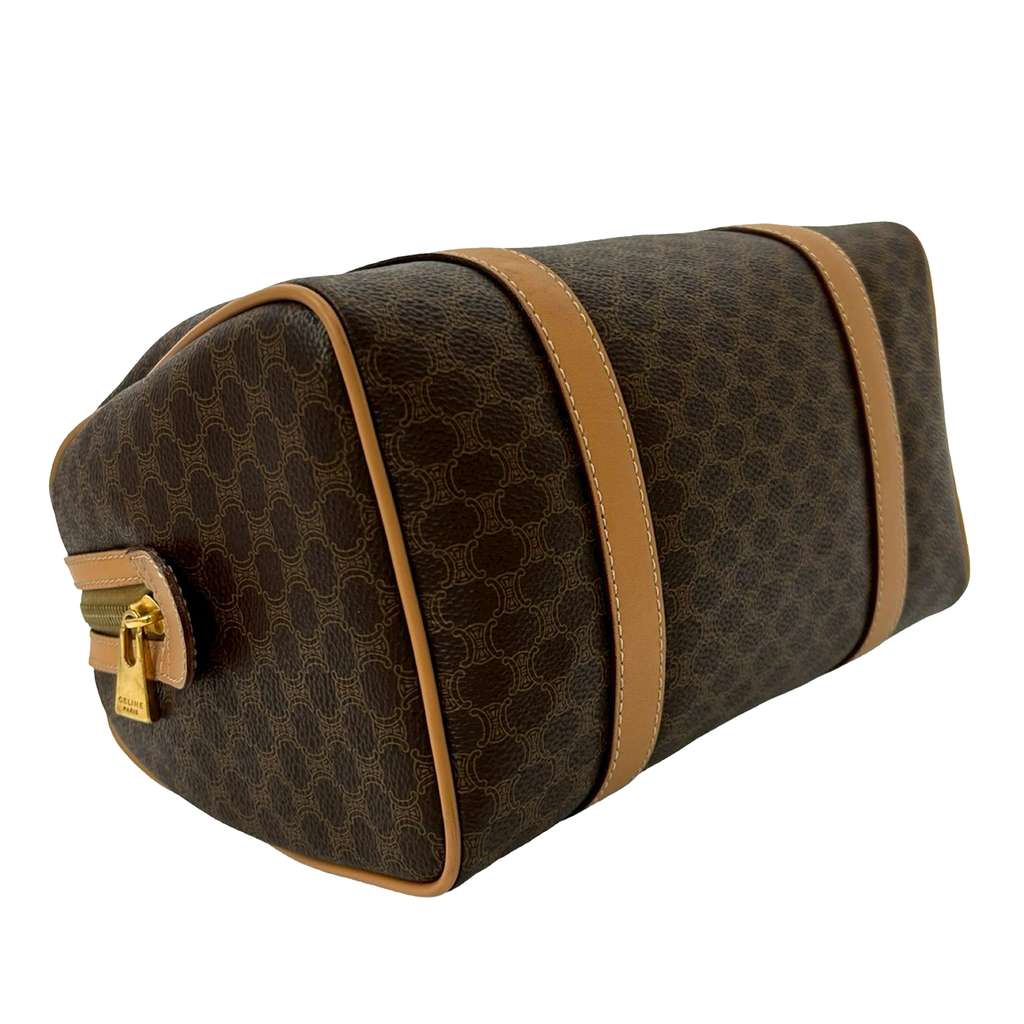 Celine Macadam Coated Canvas Satchel - 3