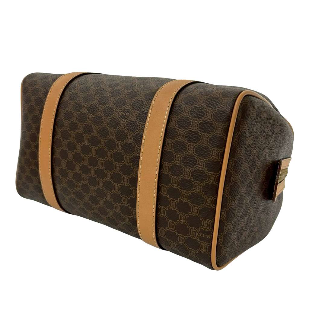 Celine Macadam Coated Canvas Satchel - 4