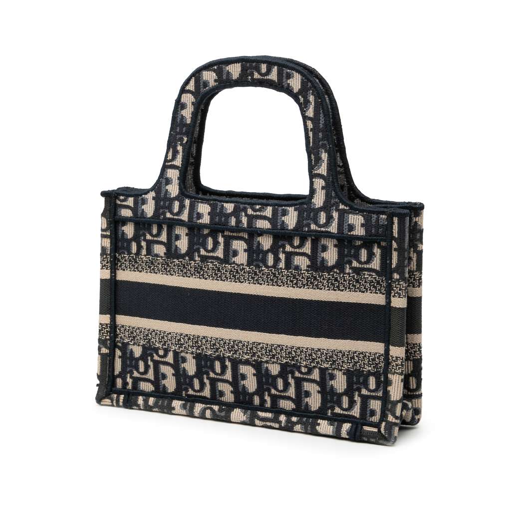 Dior Mini Oblique Canvas Book Tote - 2