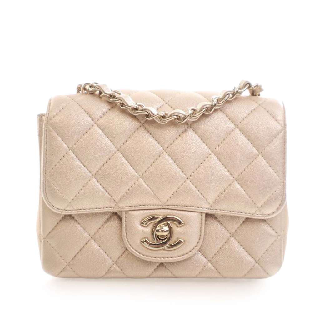 Chanel Mini Square Classic Lambskin Single Flap