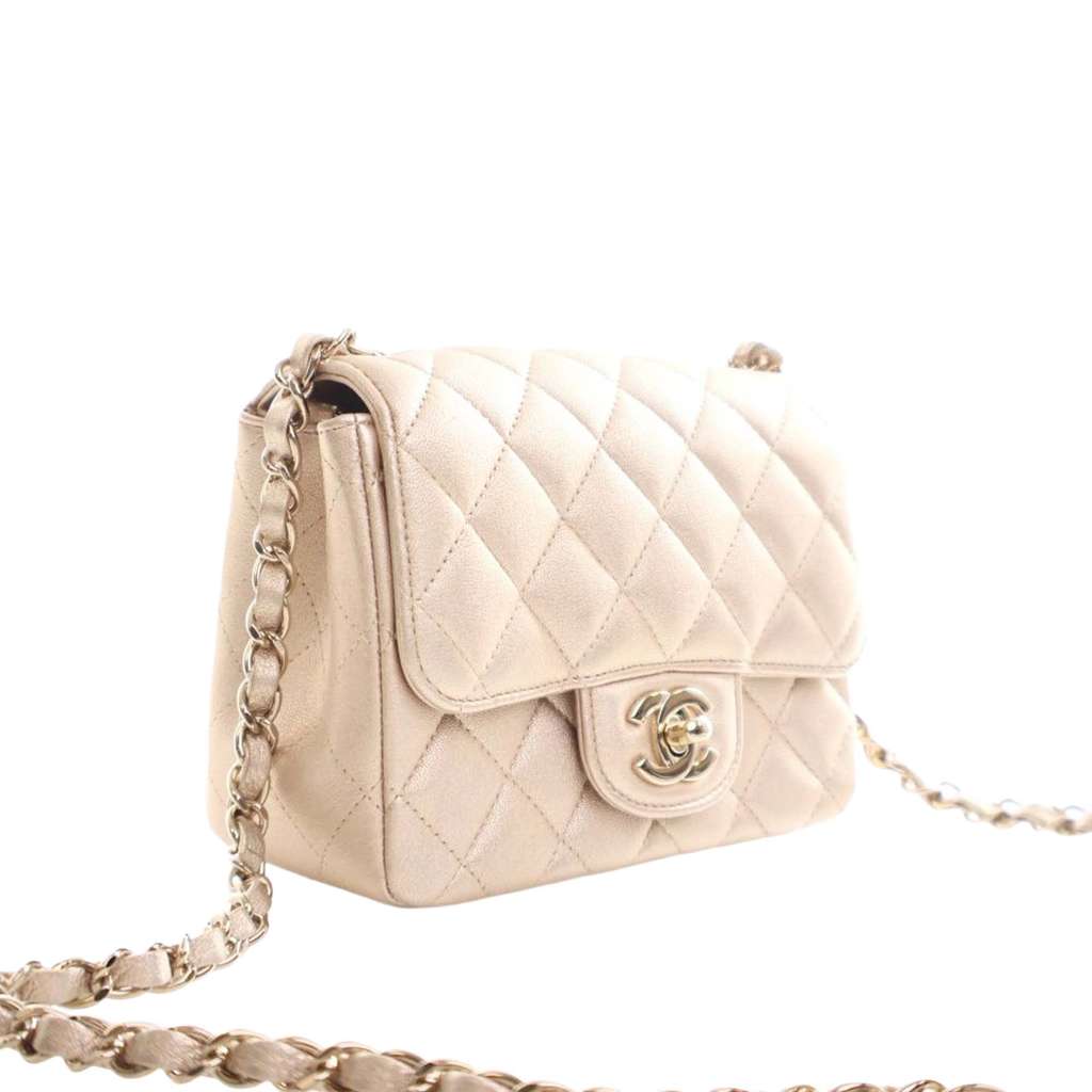 Chanel Mini Square Classic Lambskin Single Flap - 4