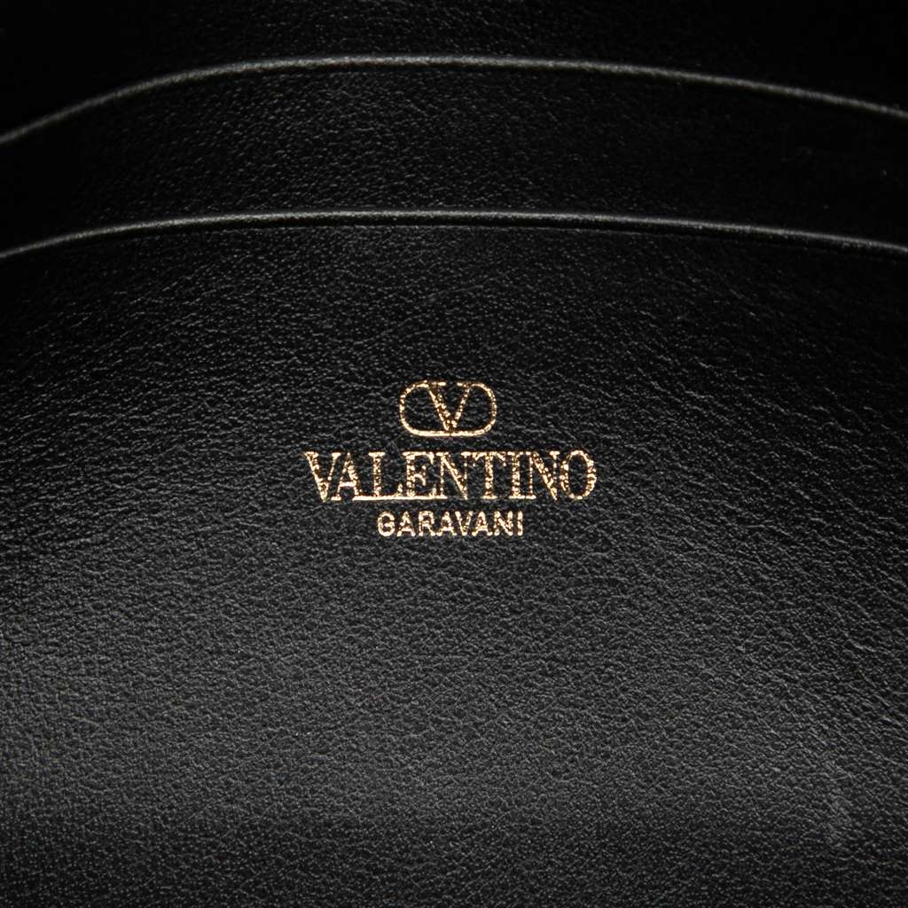 Valentino Leather Rockstud Wallet on Chain - 5