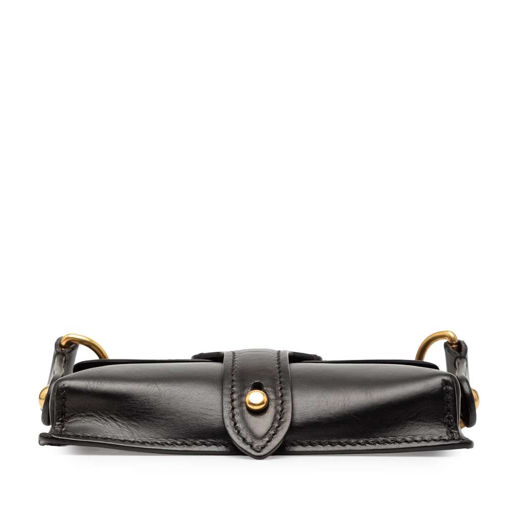 Dior Mini Leather D Bee Saddle Bag - 3