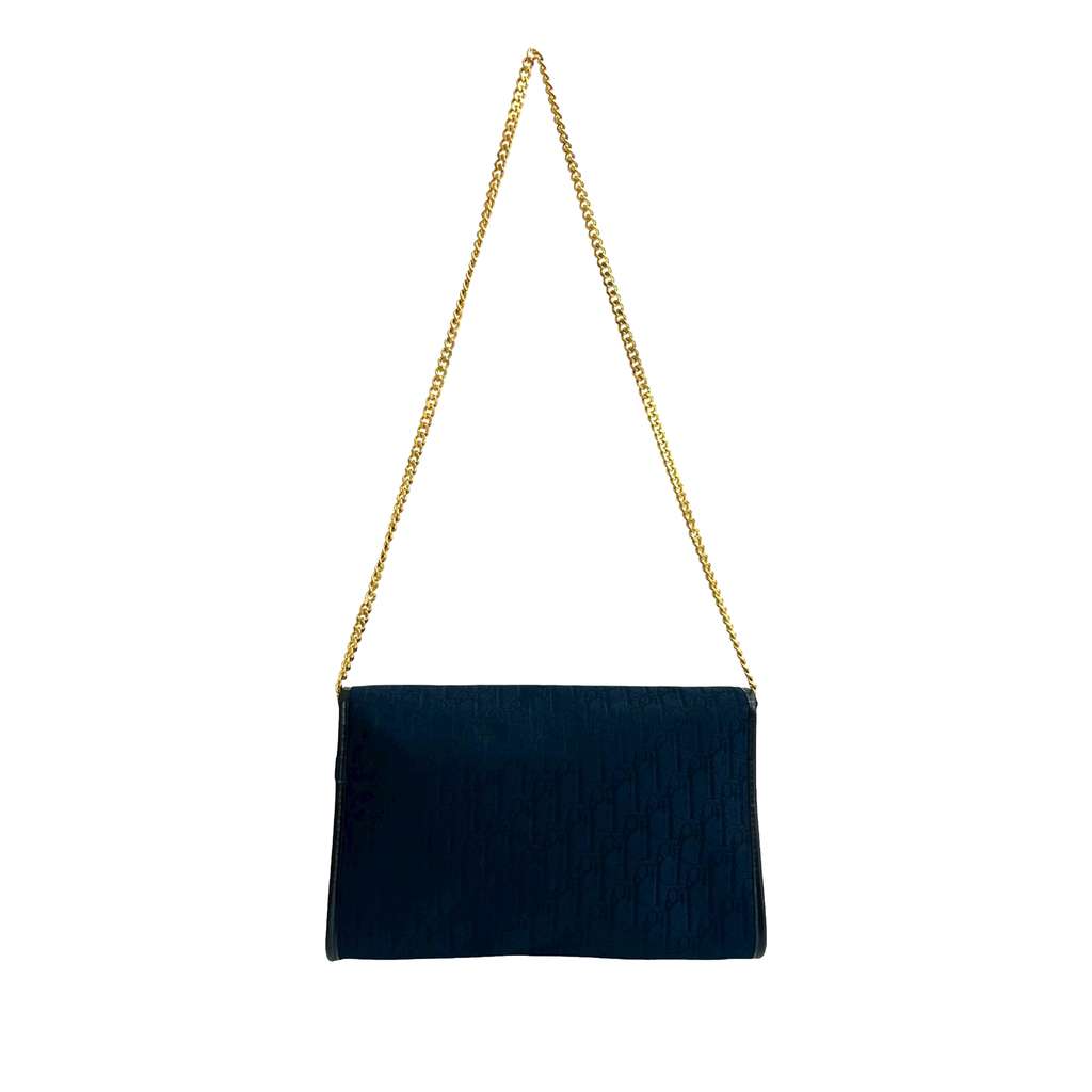 Dior Diorissimo Trotter Canvas Chain Shoulder Bag - 2