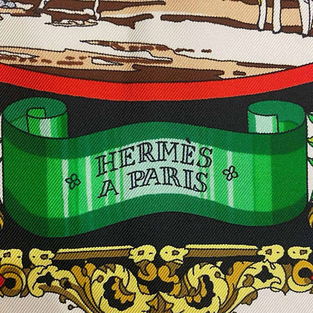 Hermès L Entente Cordiale Silk Scarf 90 - 3