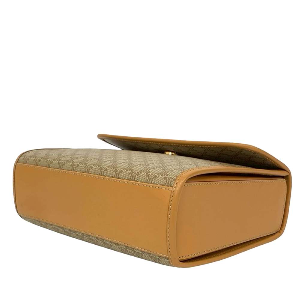 Celine Macadam Coated Canvas Satchel - 4