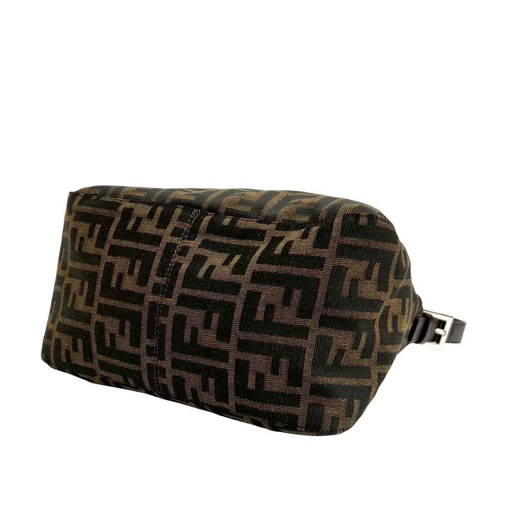 Fendi Zucca Canvas Double Flap Shoulder Bag - 4