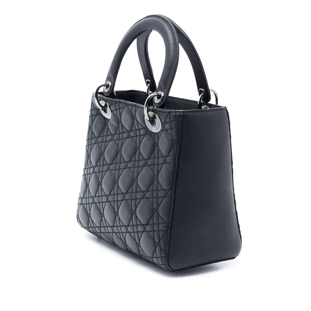 Dior Anselm Reyle Medium Lambskin Cannage Lady Dior - 2