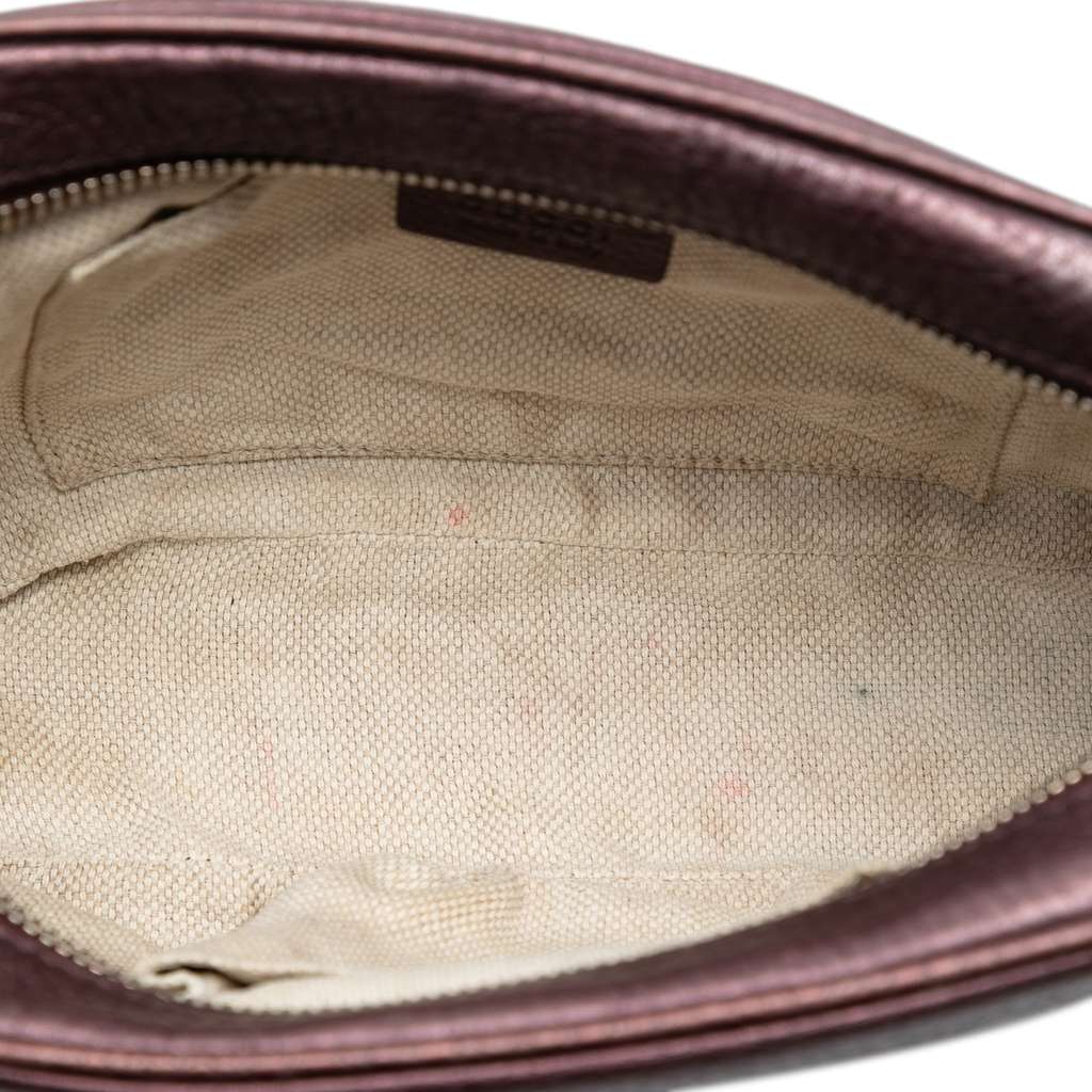 Gucci Metallic Leather Soho Disco Crossbody - 4