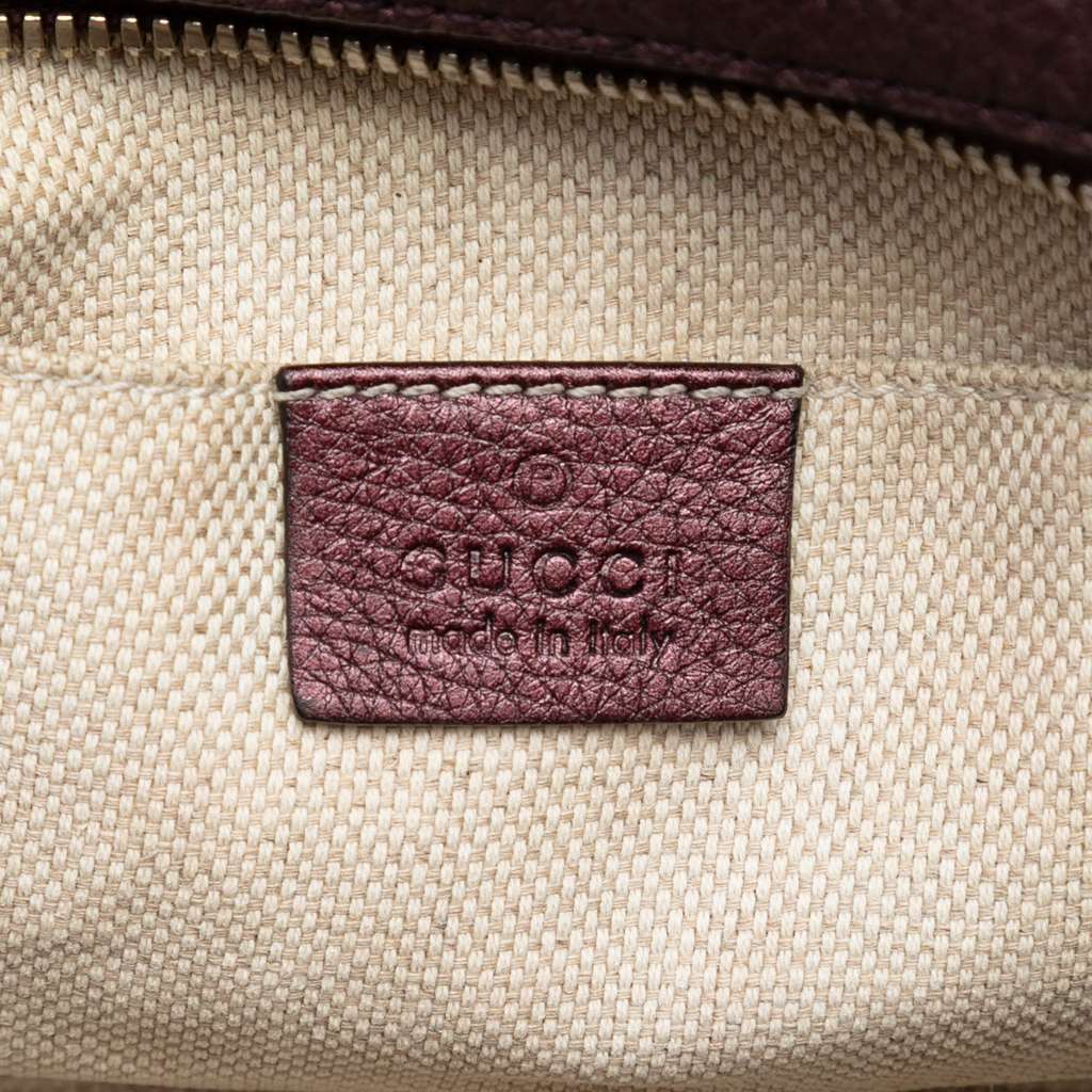 Gucci Metallic Leather Soho Disco Crossbody - 5