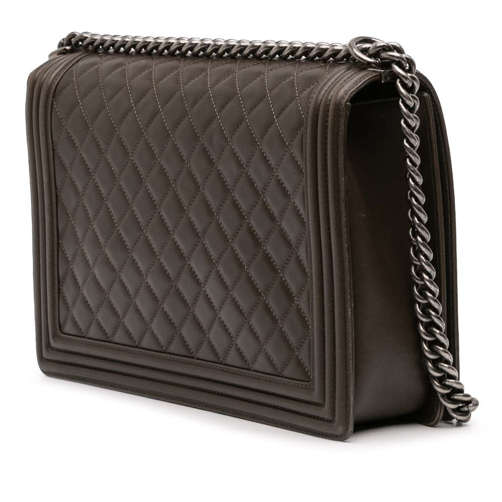 Chanel Large Quilted Lambskin Boy Flap - 2