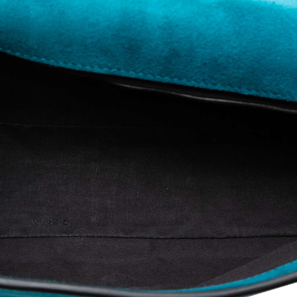 Fendi Medium Suede Baguette Satchel - 4