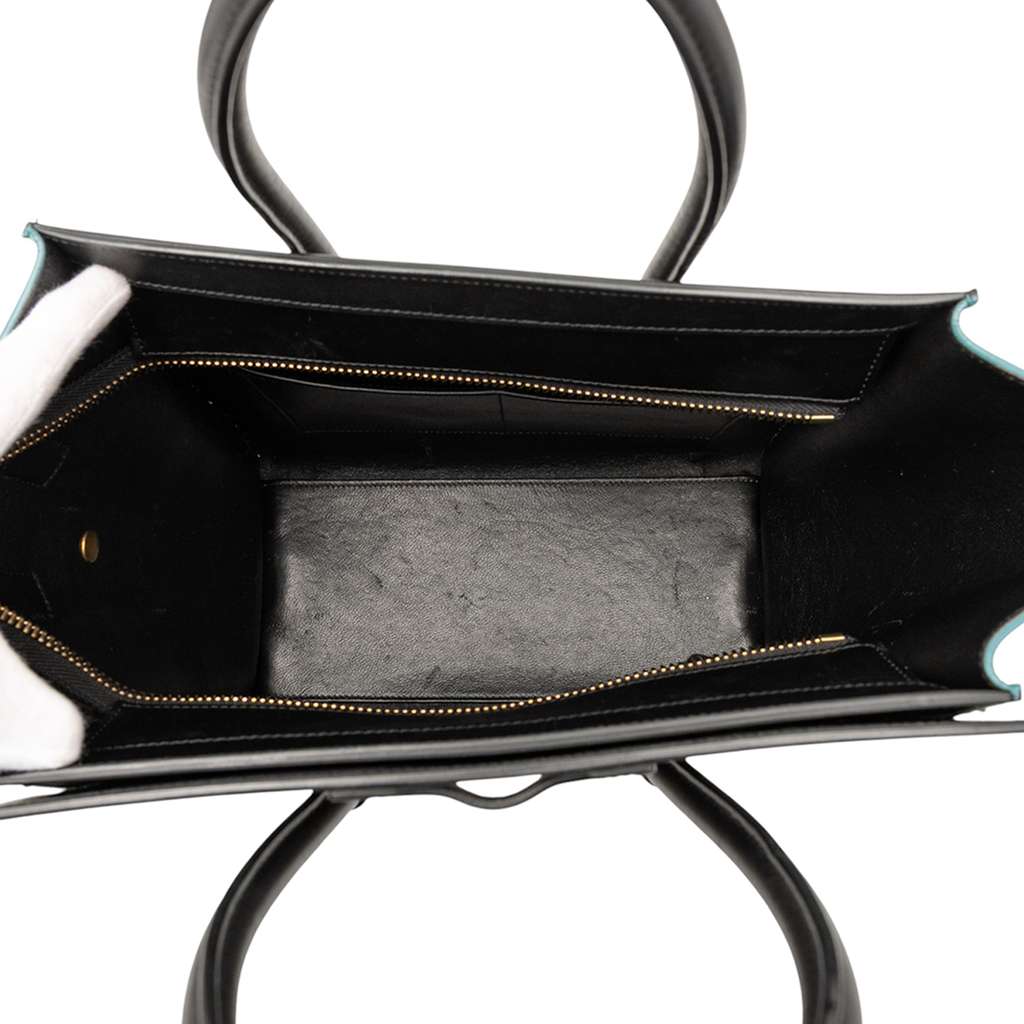 Celine Micro Tricolor Leather Luggage Tote - 4