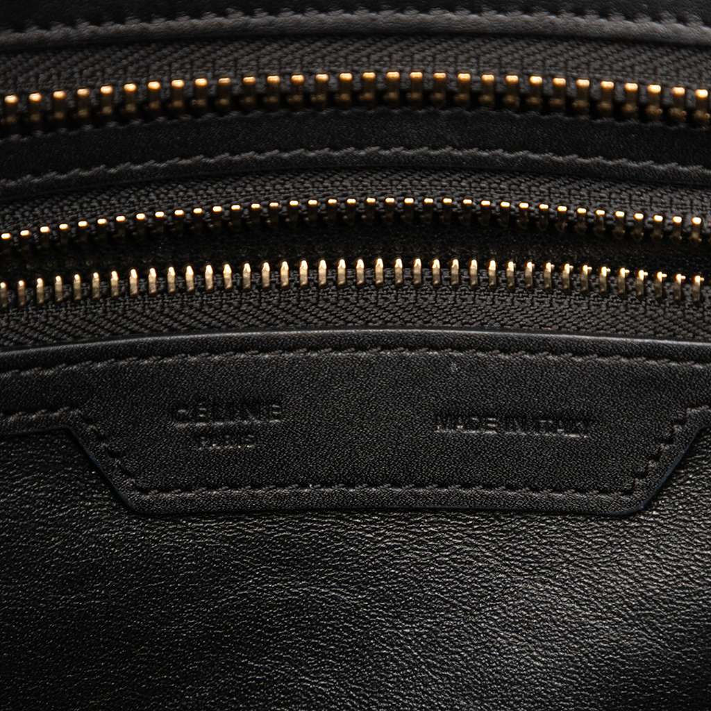 Celine Micro Tricolor Leather Luggage Tote - 5