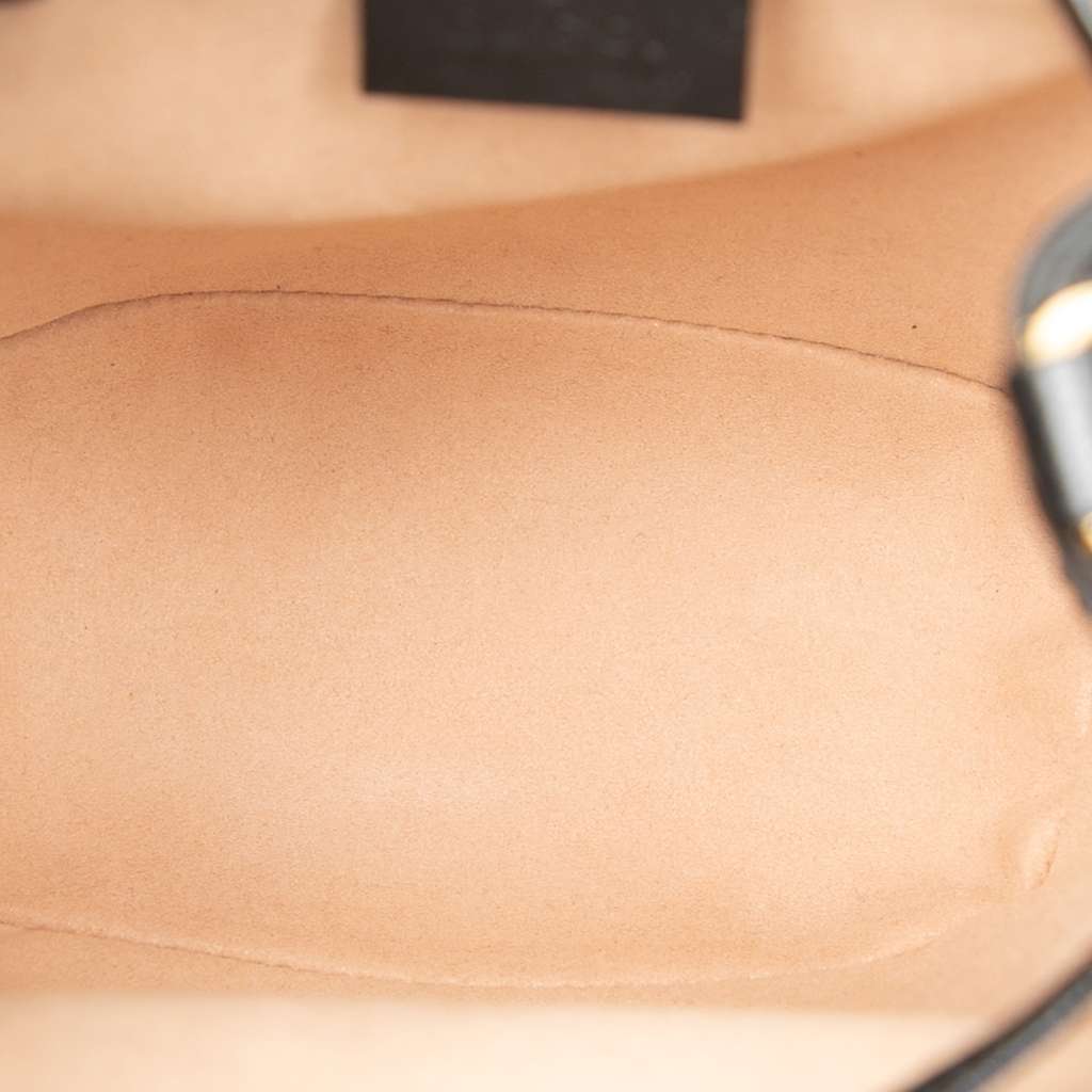 Gucci Mini Suede and Patent Web Ophidia Bucket Bag - 4