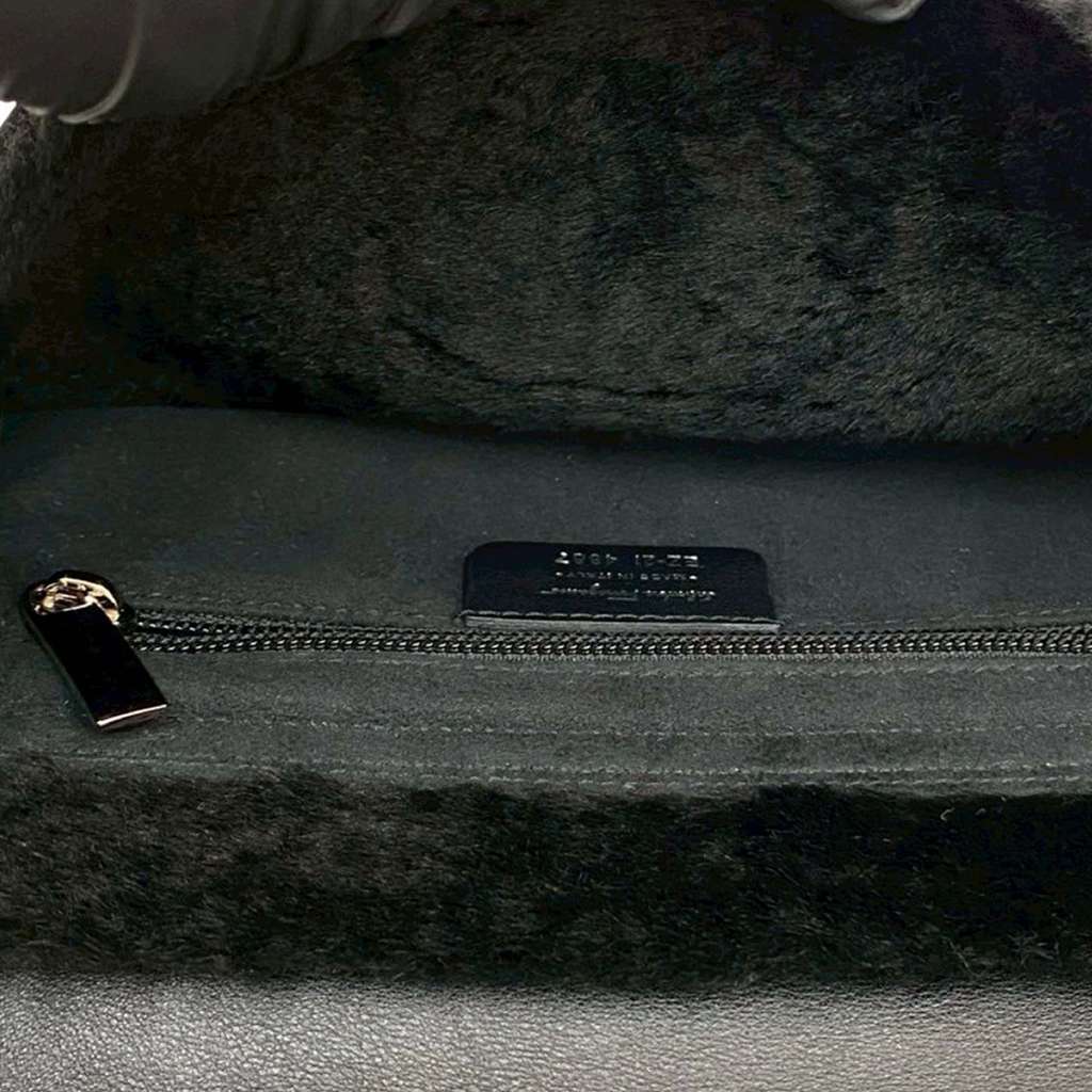 Salvatore Ferragamo Suede and Calfskin Gancini Shoulder Bag - 3