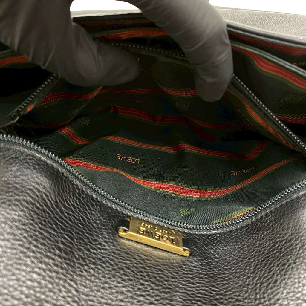 Loewe Leather Anagram Flap Crossbody - 4