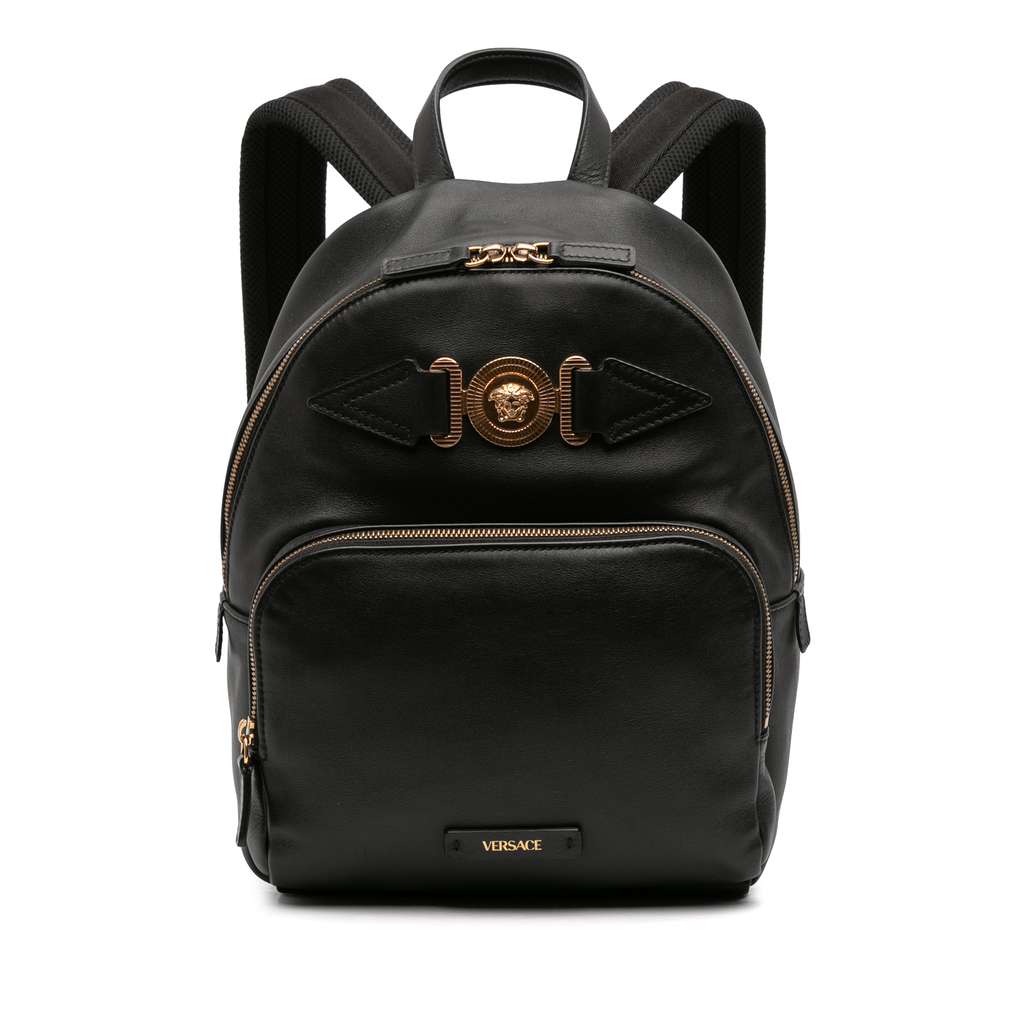 Versace Leather Medusa Biggie Backpack