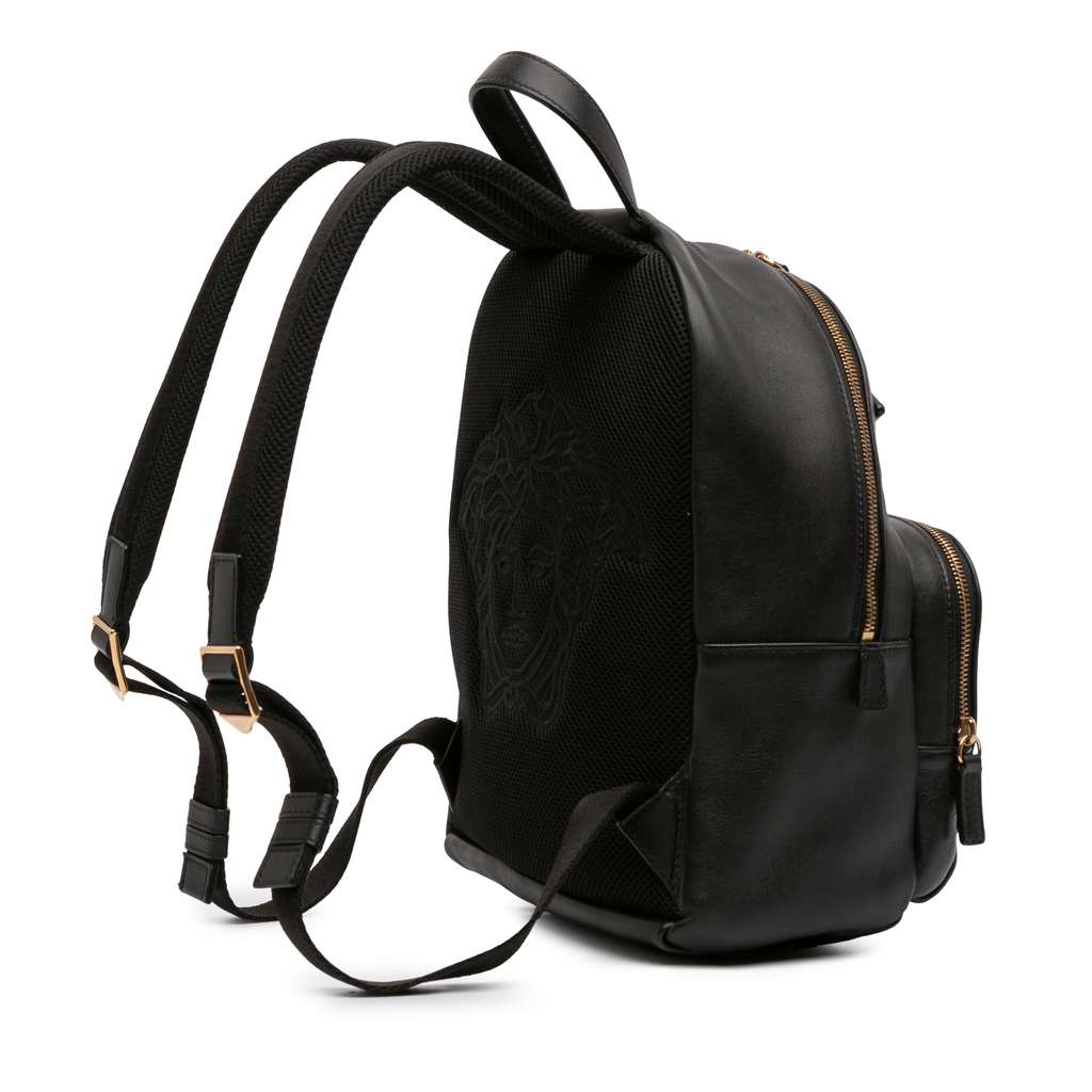 Versace Leather Medusa Biggie Backpack - 2