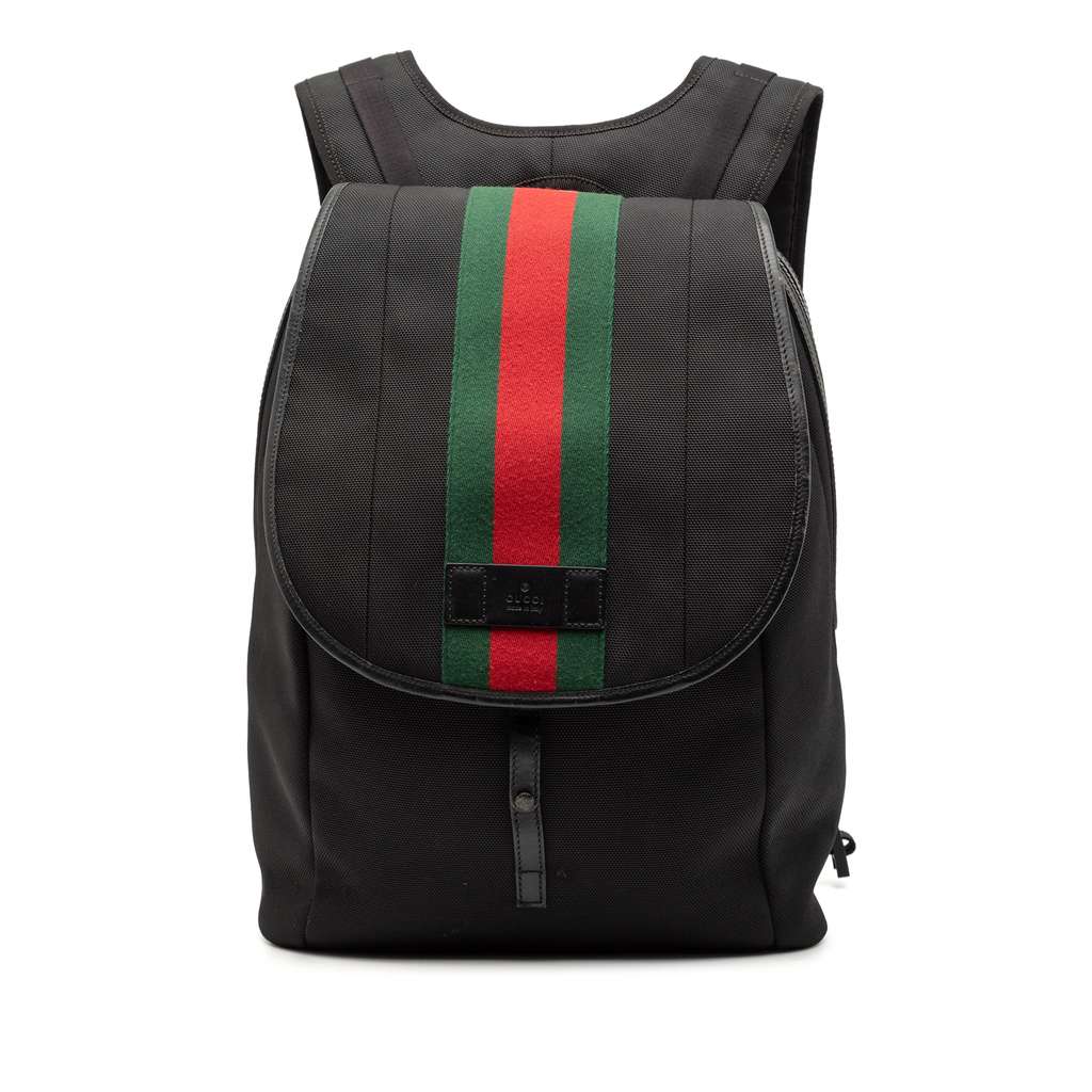Gucci Canvas Techno Web Backpack