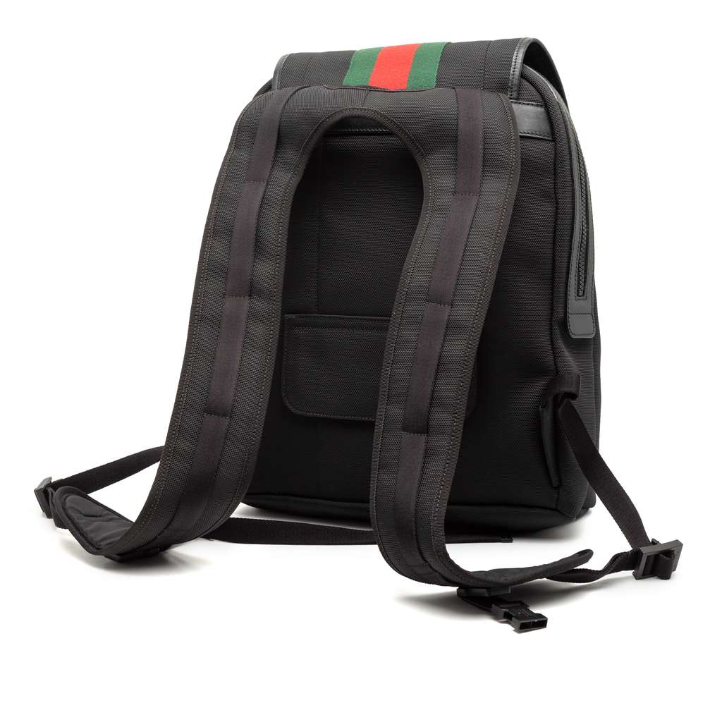 Gucci Canvas Techno Web Backpack - 2