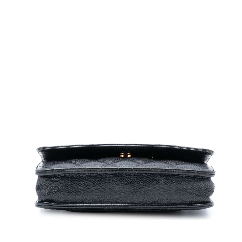 Chanel CC Quilted Caviar Wallet on Chain - 3
