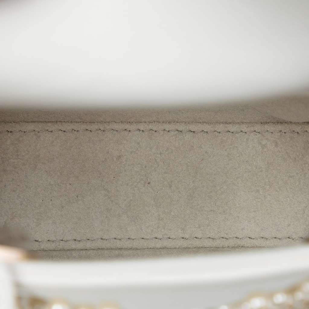 Dior Micro Lambskin Cannage Pearl Lady Dior - 4
